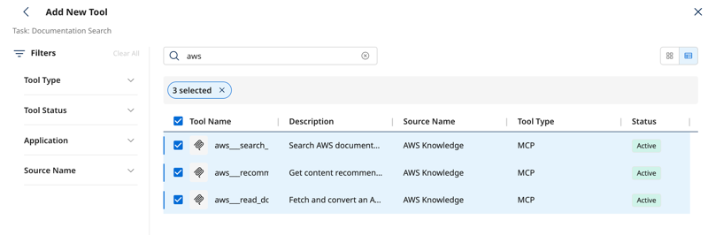 screenshot showing all three tools selected