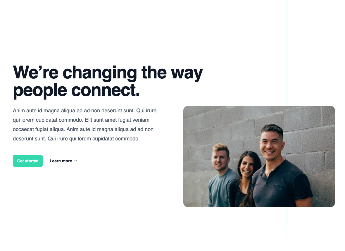 HeroSections - WithOffsetlmage