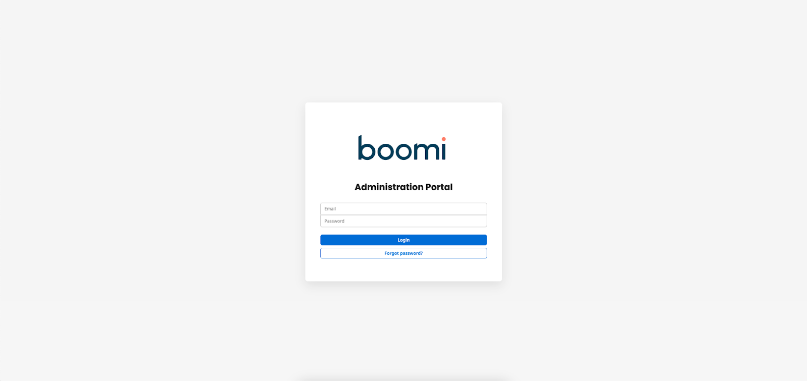 admin portal login