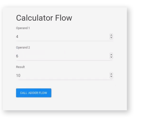 Passing values back into the master flow